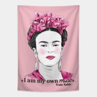 I am my own muse, Frida Tapestry