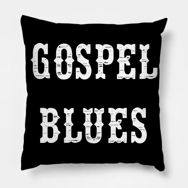 Gospel blues Pillow by KubikoBakhar