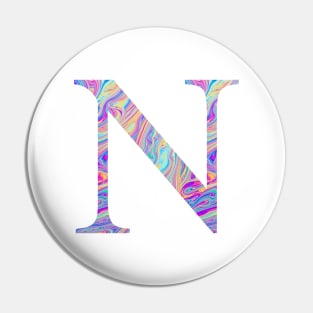 Nu Sorority Letter Sticker Pin