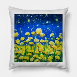 Dandelions. Starfall Pillow