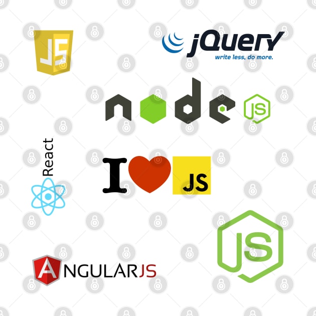 javascript ecosystem sticker set by yourgeekside