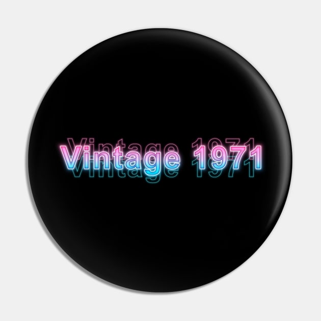 Vintage 1971 Pin by Sanzida Design