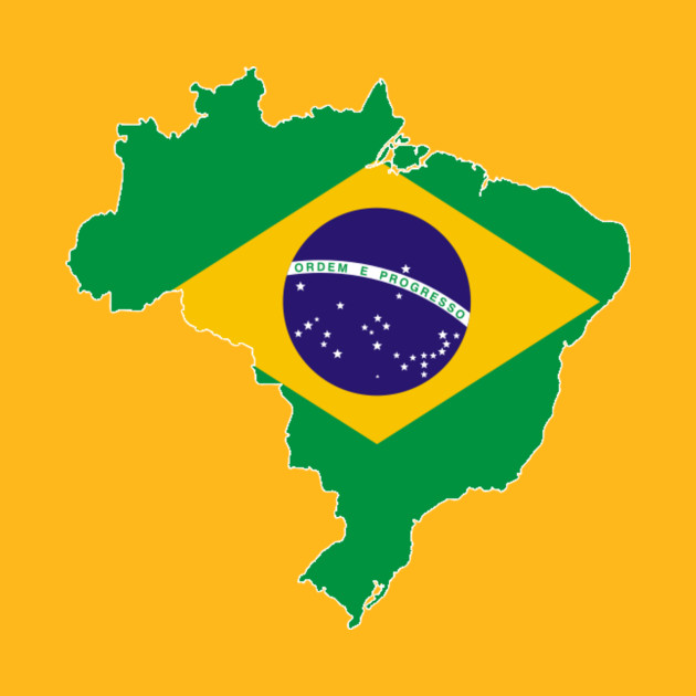 Brazil Flag Map Brazilian Flag T Shirt Teepublic Au