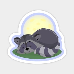 Cute raccoon Magnet