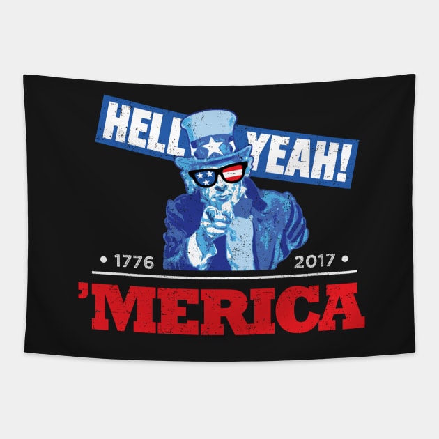 'Merica Uncle Sam Tapestry by artbitz