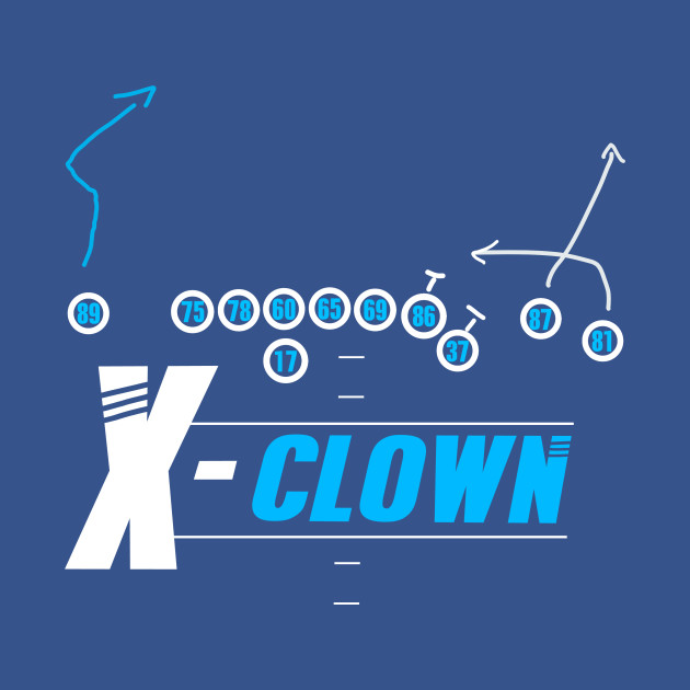 Disover X-Clown - Carolina Panthers - T-Shirt