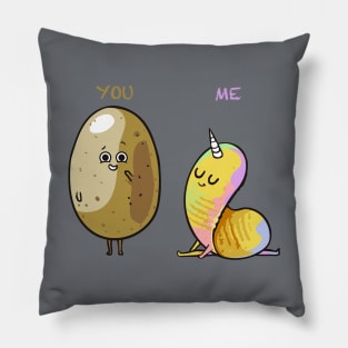 Potato Yoga Unicorn Pillow