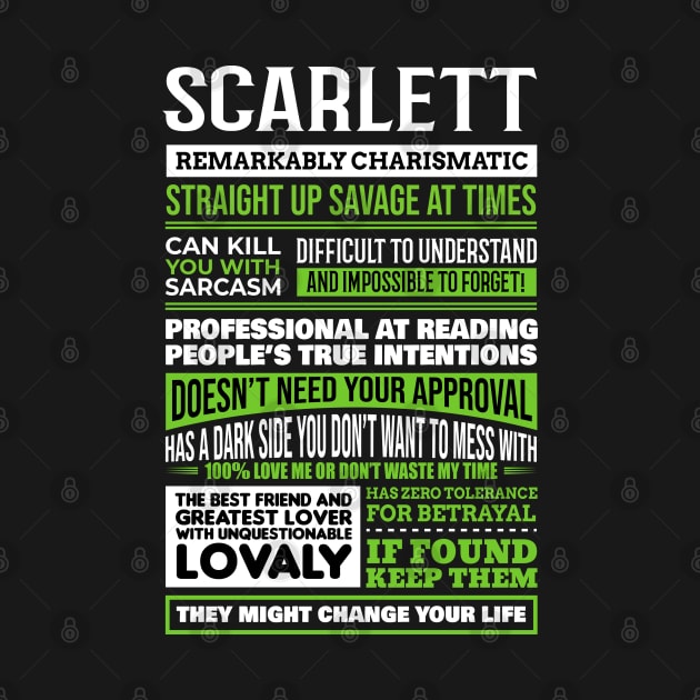 Scarlett by Ban Guns Not Books- Typography fullcolor