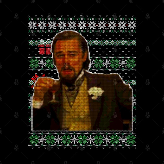 funny Leonardo DiCaprio Django Laughing meme by marscarey