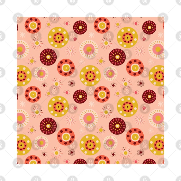 Pink Dots by Sandra Hutter Designs