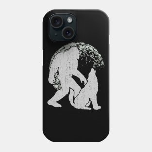 Bigfoot Wolf Moon Phone Case