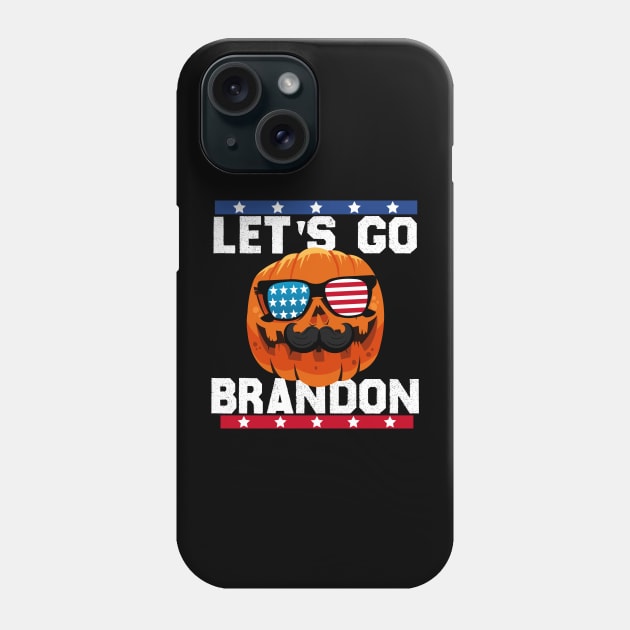 Lets Go Brandon Funny Men Women Vintage Halloween shirt Phone Case by Pigmentdesign