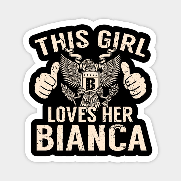 BIANCA Magnet by Jeffrey19988