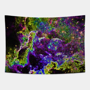 Black Panther Art - Glowing Edges 495 Tapestry