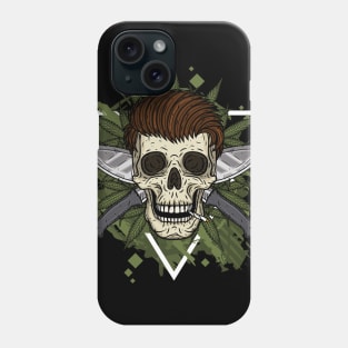 Skull and Knives Phone Case