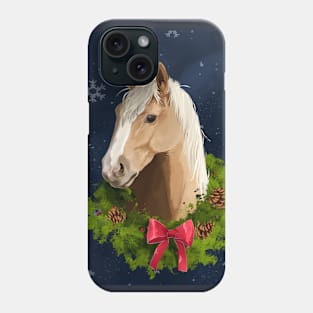 Snowy Holiday Horse Phone Case