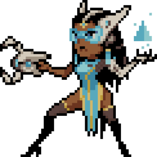 Overwatch - 16-Bit Symmetra Magnet