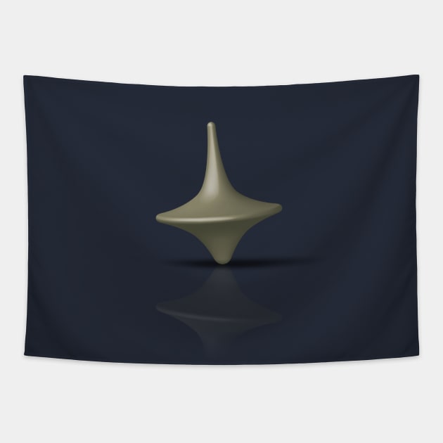 Inception Spinning Top Tapestry by GraphicGibbon