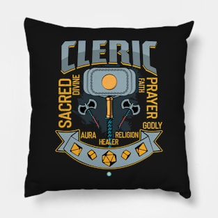 Cleric Tabletop Class Pen and Paper DnD Gift Pillow