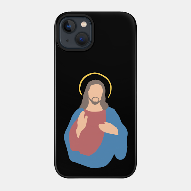 Minimal Jesus - Jesus Saves - Phone Case