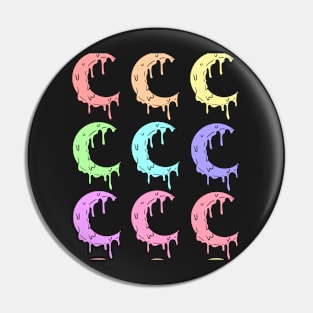 Rainbow Moon - Halloween Pin