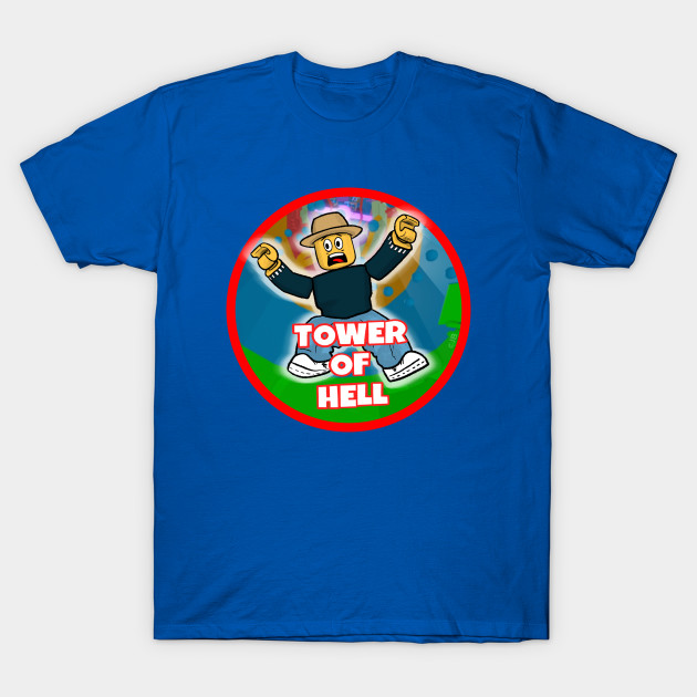 Tower Of Hell Cartoon Roblox T Shirt Teepublic - roblox tower of hell memes