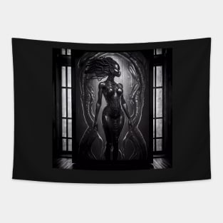 Futuristic African: Beauty in Motion T-Shirt Tapestry