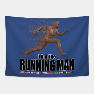 Running man Tapestry