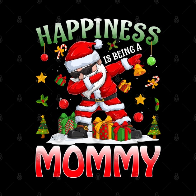 Happiness Is Being A Mommy Santa Christmas by intelus