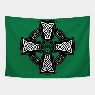 Celtic High Cross Decorative Knotwork 5 Tapestry