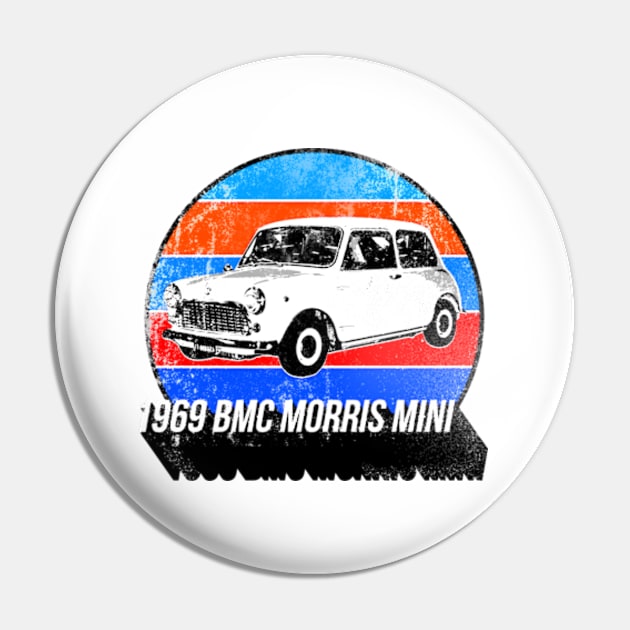 1969 BMC Morris Mini Pin by Worldengine