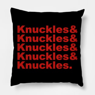 Knuckles & Knuckles (Red) Pillow