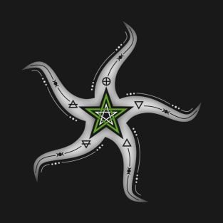 Wiccan Starfish T-Shirt