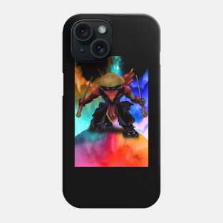 Ninja Warrior on Color Smoke Phone Case