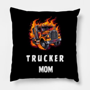 trucker mom Pillow