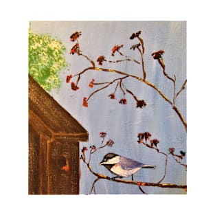 Chickadee on a tree T-Shirt