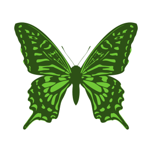 Copy of Butterfly, green T-Shirt