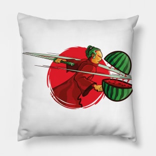 Hello summer samurai Pillow