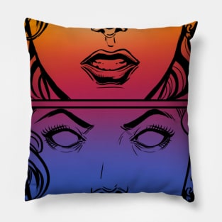 Up all night comic light Pillow