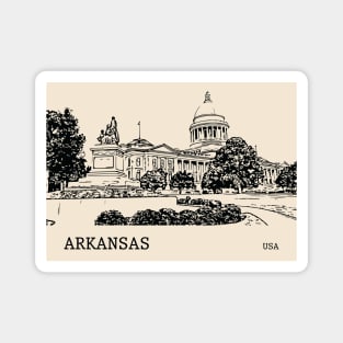 Arkansas State USA Magnet