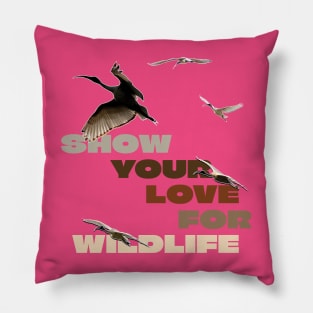 Show your love for wildlife Pillow