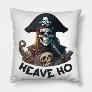 Pirate's Heave Ho Skull Pillow