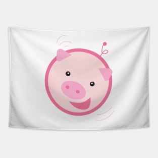 Picky Pinky Piggy Tapestry