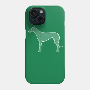 Greyhound Dog - greyhound lovers hand drawn dog design Phone Case