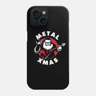 Metal Xmas - Heavy Metal Santa Claus Phone Case