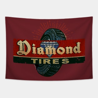 Diamond Tires Vintage sign Tapestry