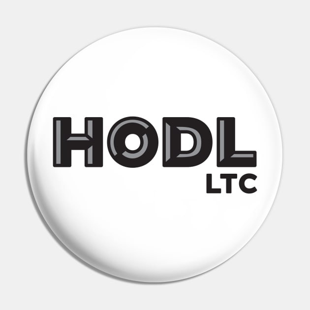 Hodl LiteCoin Pin by HodlTees