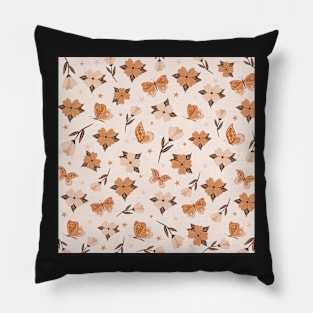 Flowers and butterfles pattern Pillow