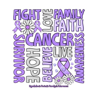 Hypokalemic Periodic Paralysis Awareness - Fight love survivor ribbon T-Shirt