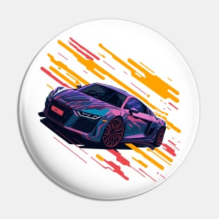 Audi R8 Car classic Pin